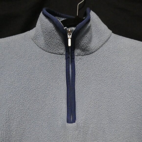 ROOTS | medium | Vintage Light Blue Fleece | 1/4 Zip-Up | Sleeve Pocket | EUC - Picture 4 of 16